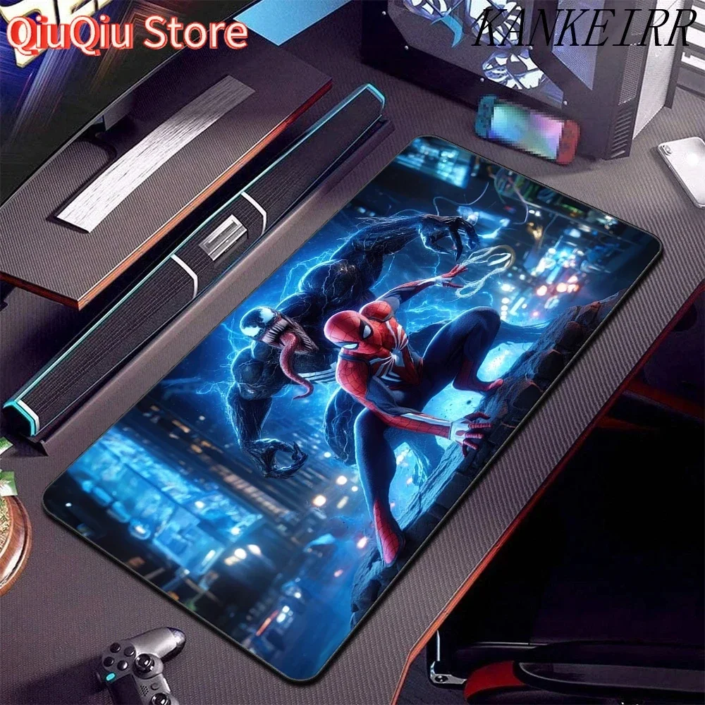 

Коврик для мыши Marvel Spider-Man для ноутбука HD Anime XXL Коврик для клавиатуры геймерский шкаф Коврик для мыши Игровые аксессуары для ПК Настольный коврик Резиновый ковер
