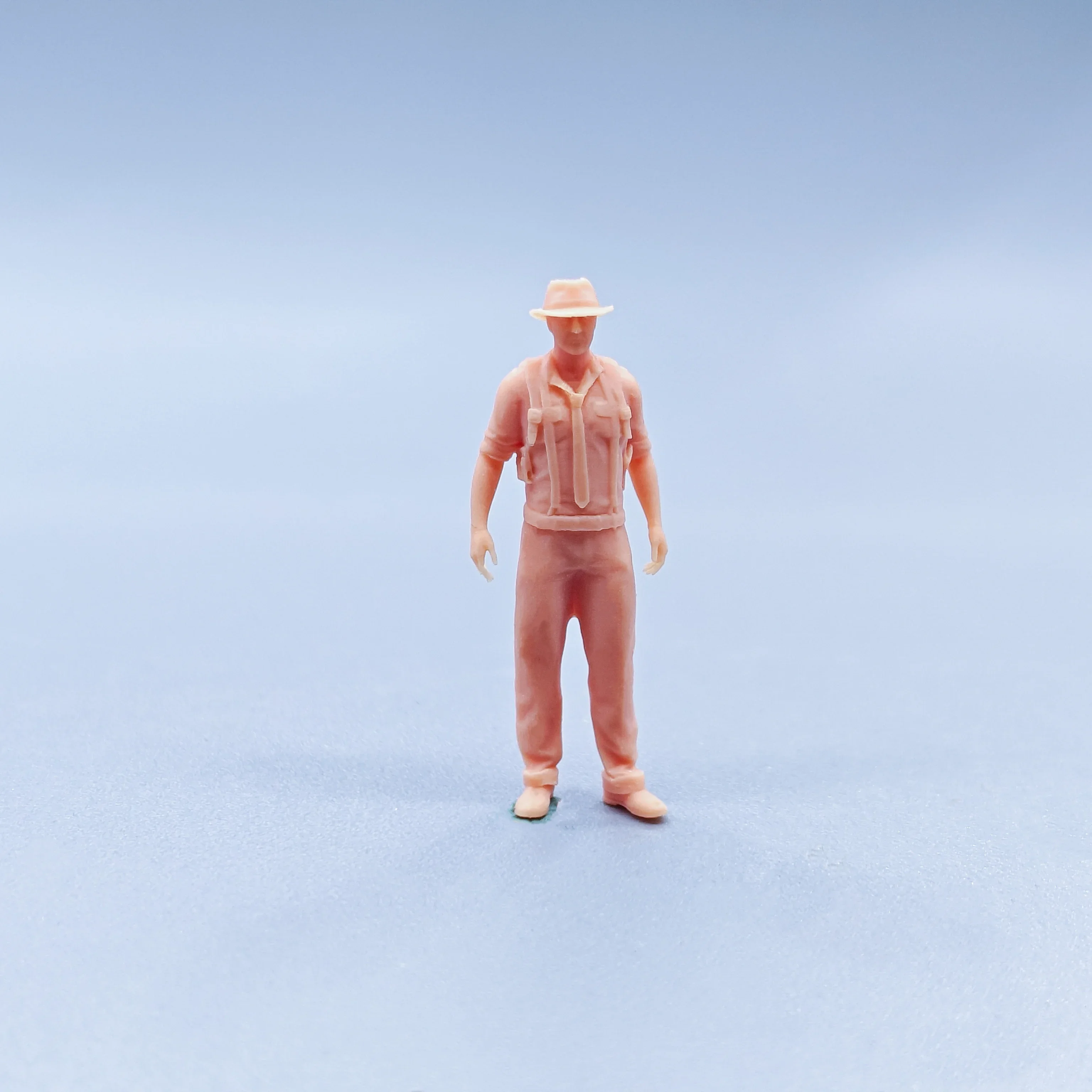 1/64 Figuren Maßstab Modell Harz Cowboy ungefärbte Miniaturen Diorama handbemalt C119