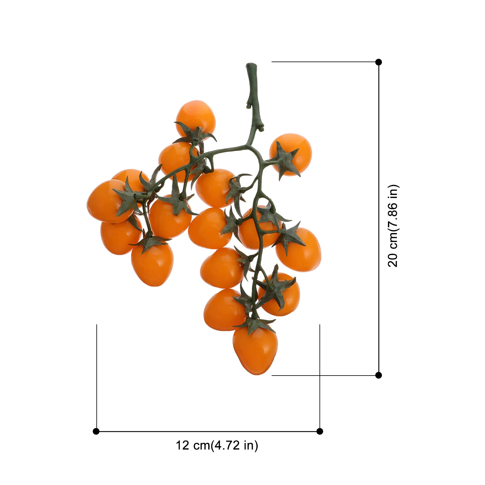 

Artificial Cherry Tomatoes Realistic Colors Perfect Home Party Decoration Photography Prop Faux Lifelike Tomato Decor
