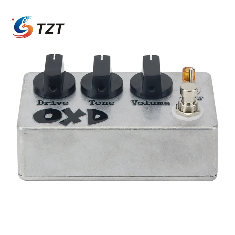 TZT Button /Foot Nail Version  OXD Single Guitar Effects Pedal Overload Distortion Replacement for OCD Effects Pedal Fulltone