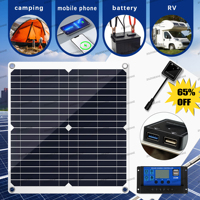ZGZXSEXHZ 600W 220V solar inverter kit with solar panels and 50A charge controller for complete power supply system for home bac