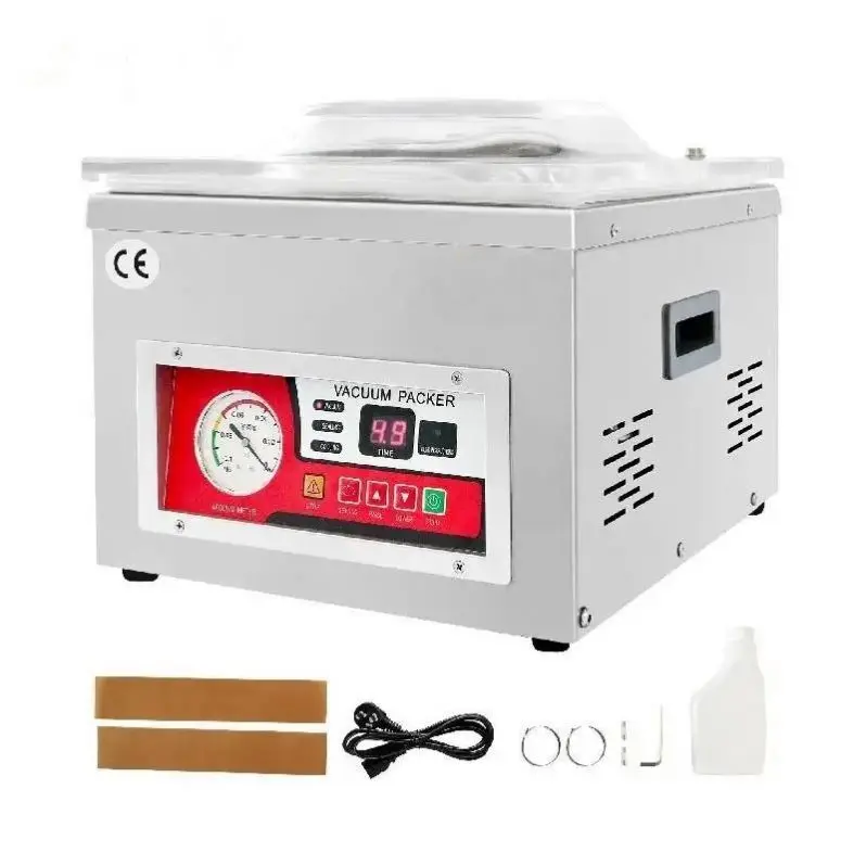 Food Sealing Machine Farm Produce Vacuum Sealer Sausage Sealing Packing Machine  Food Vaccum Sealer Bags