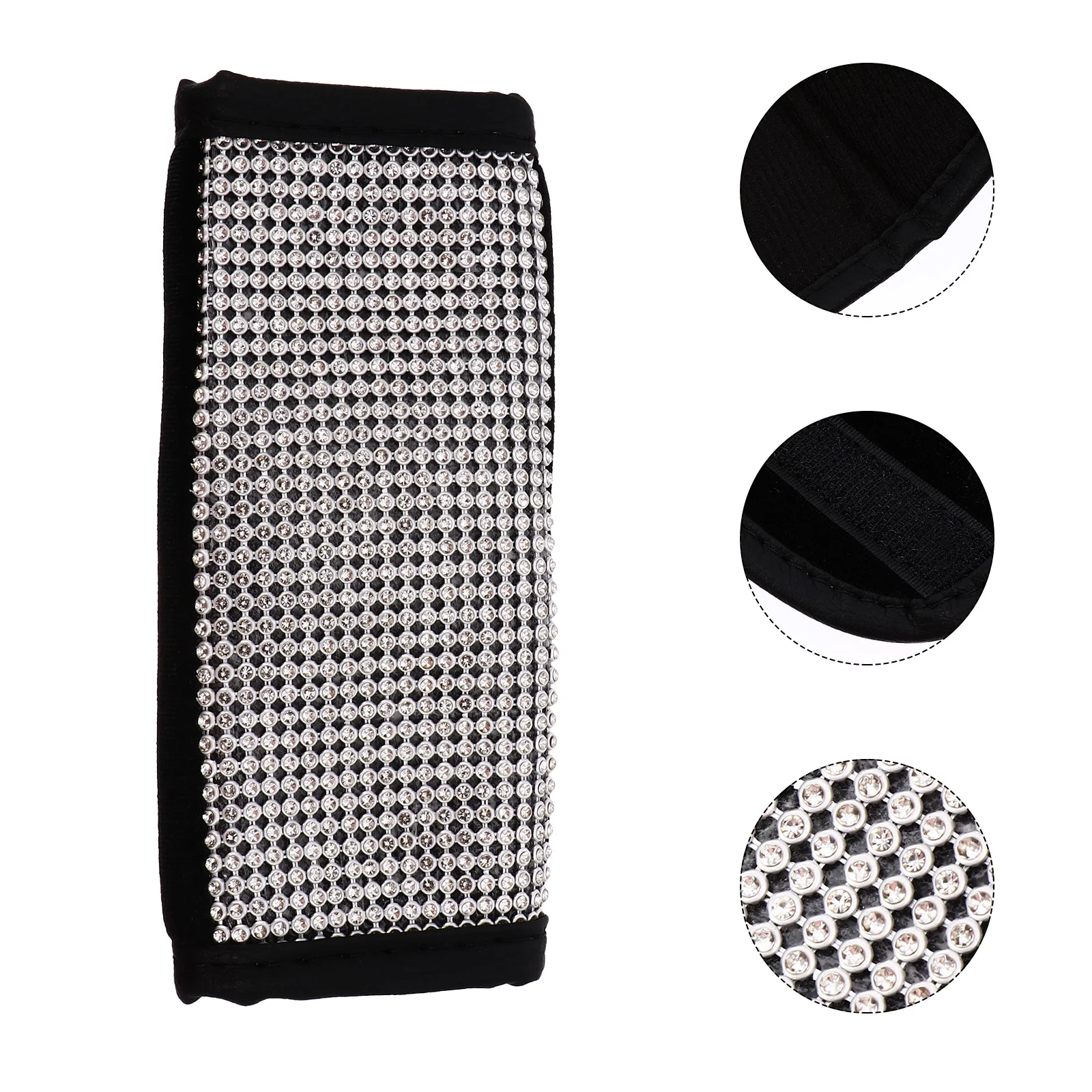 

Handbrake Pu Diamond Car Gear Protector Anti-Slip Removable Steering Rod Cover Auto Handbrake Cover