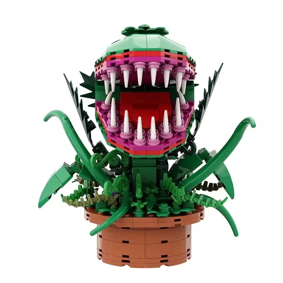 Moc Audrey ll Flower Building Blocks ldeal Galaxy Outer Space Carnivorous Plant Alien DlY Model BricksKids Toys Sets Gift Adult