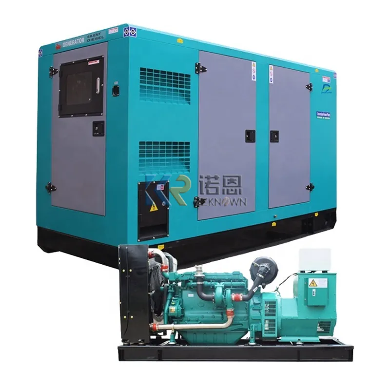 Commercial Super Silent Generator 30 KVA KW Diesel Generator Genset Diesel Water Pump Distribution Cabinet