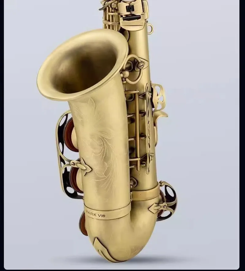 2024 New bronze Alto saxophone Mark VI musical instruments play professional level E-flat with the same accessories