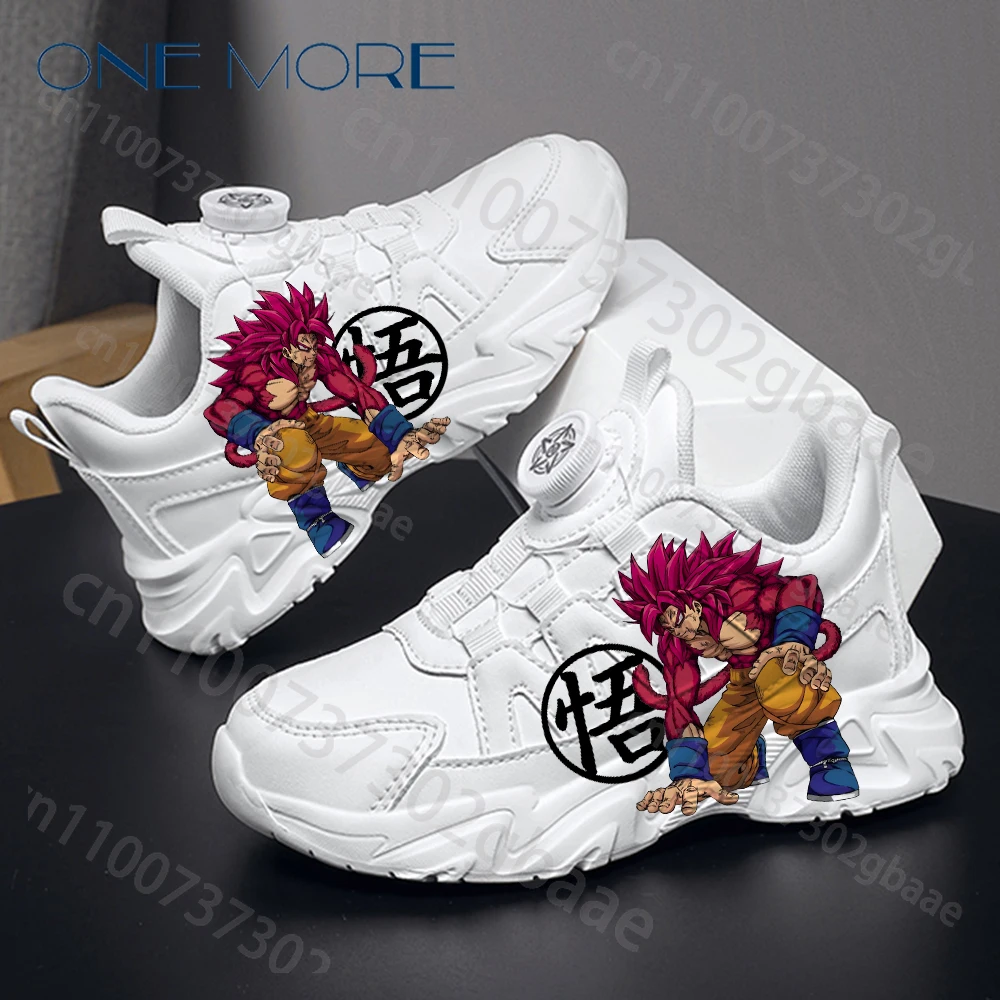 7-18 Year Old Teenager Casual Shoes Dragon Ball Design Boys Basketball Shoes Arch Support Suitable Outdoor Activities