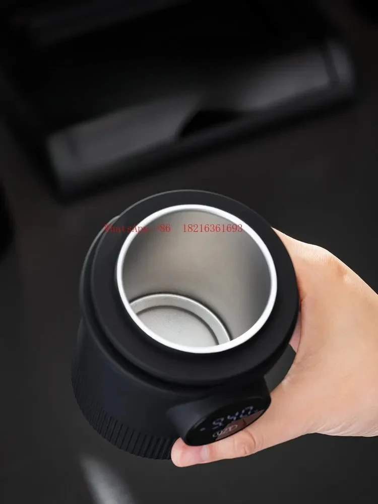 

I182 Store Coffee Electronic Scale Powder Cup 58mm Universal Italian Electronic Powder Drop Cup Coffee Bean Powder Weighing C