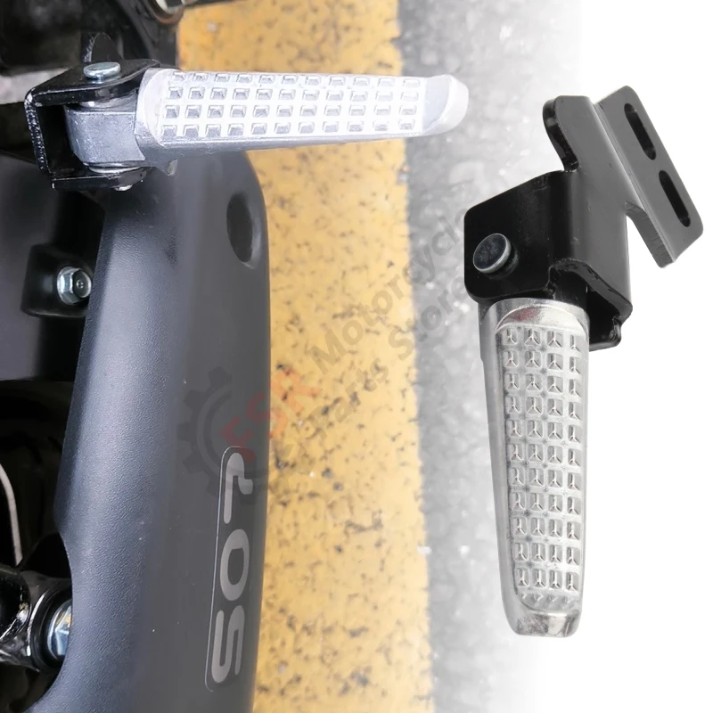 Apoio para os pés traseiro dobrável esquerdo e direito modelo antigo, serve para peças de scooter elétrica Sundiro Honda S07 S08 S09R S10T