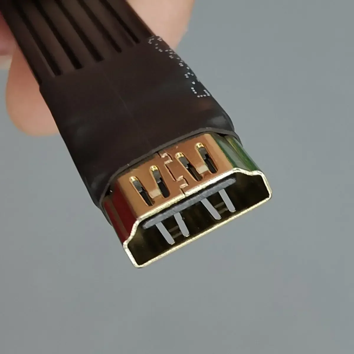 ADT New 24P HD 2.1 Type A-A Male to Female Flat Thin Video Extension Cable Aerial FPV PTZ HDMI2.1 V2.0 Flexible Ribbon FFC Cable