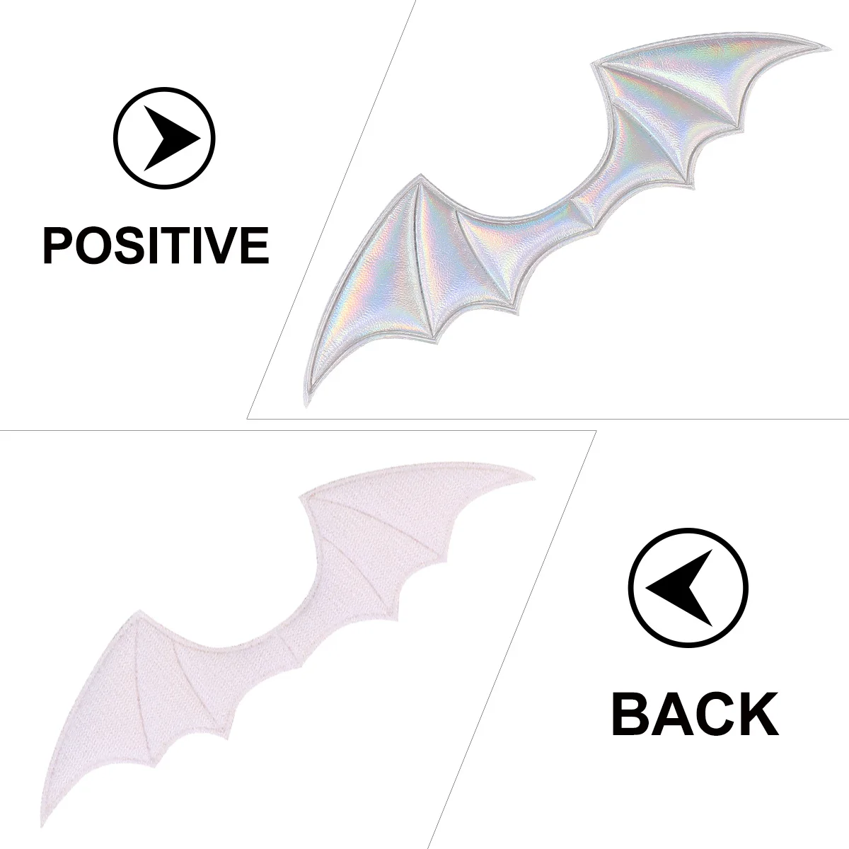 

5Pcs DIY Halloween Bat Wings Hair Decoration Clothes Supplies Party Props Gift DIY Hair Accessories Clothes Supplies