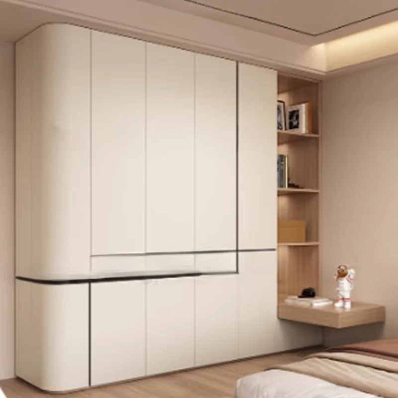 Large Nordic Aesthetic Closet Interior Dust Proof Teen Storage Bedroom Wardrobe Clothes Rack White Armario De Ropa Furniture