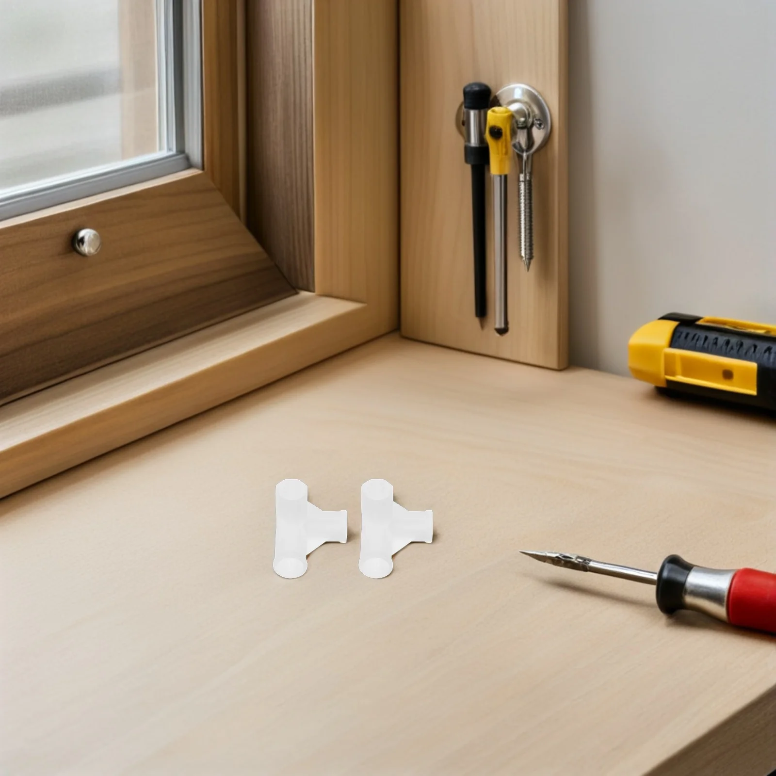 10 قطعة خزانة قضيب موصل المحملة المشتركة 3-Way قضيب اقتران لخزانة تخزين الرف رف الأحذية خزانة موصلات الزاوية البلاستيكية