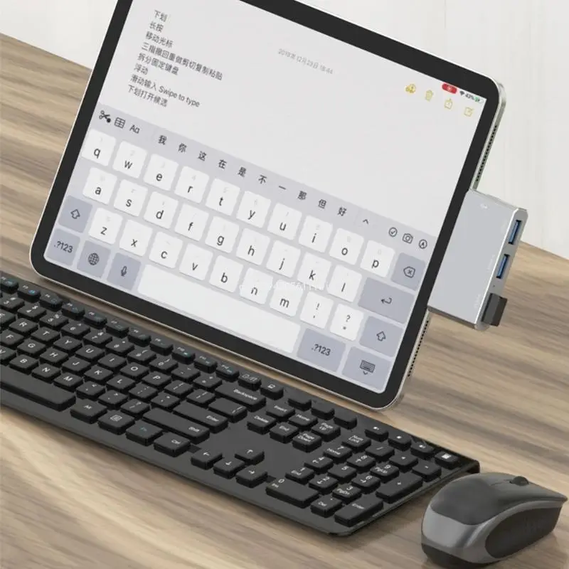 Mini Zinc Alloy USB Type C Hub 4 in 1 Multi port USB Type C Docking Station High Speed Adapter for PC Laptop Dropship