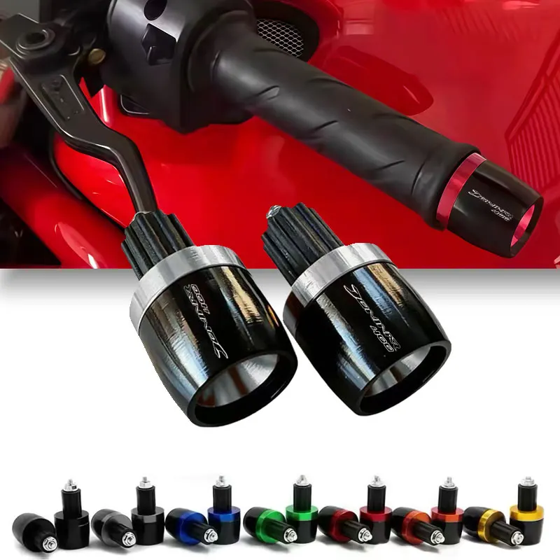 Tapones de extremo de manillar de aluminio CNC para motocicleta Bajaj Dominar 400, amortiguadores de impactos, contrapesos, 2 unidades