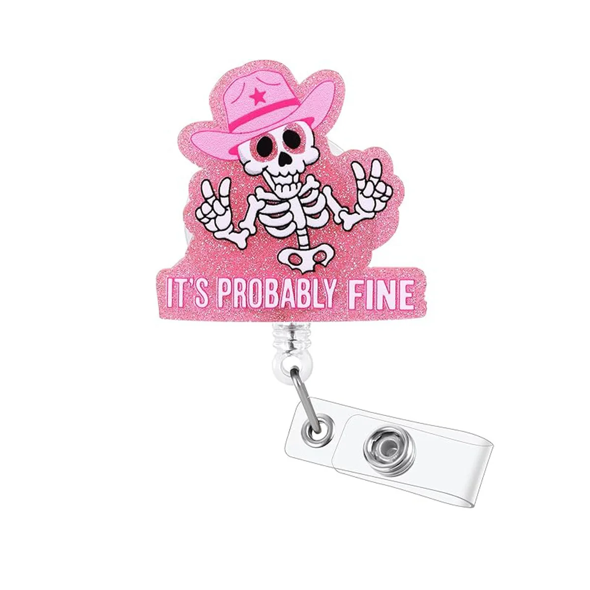 

Cute Strawberry Badge Holder Clip Creative Bow Goose Shape Badge Reel Clip Easy To Pull Name Tag Ink Goose Clamp Buckle