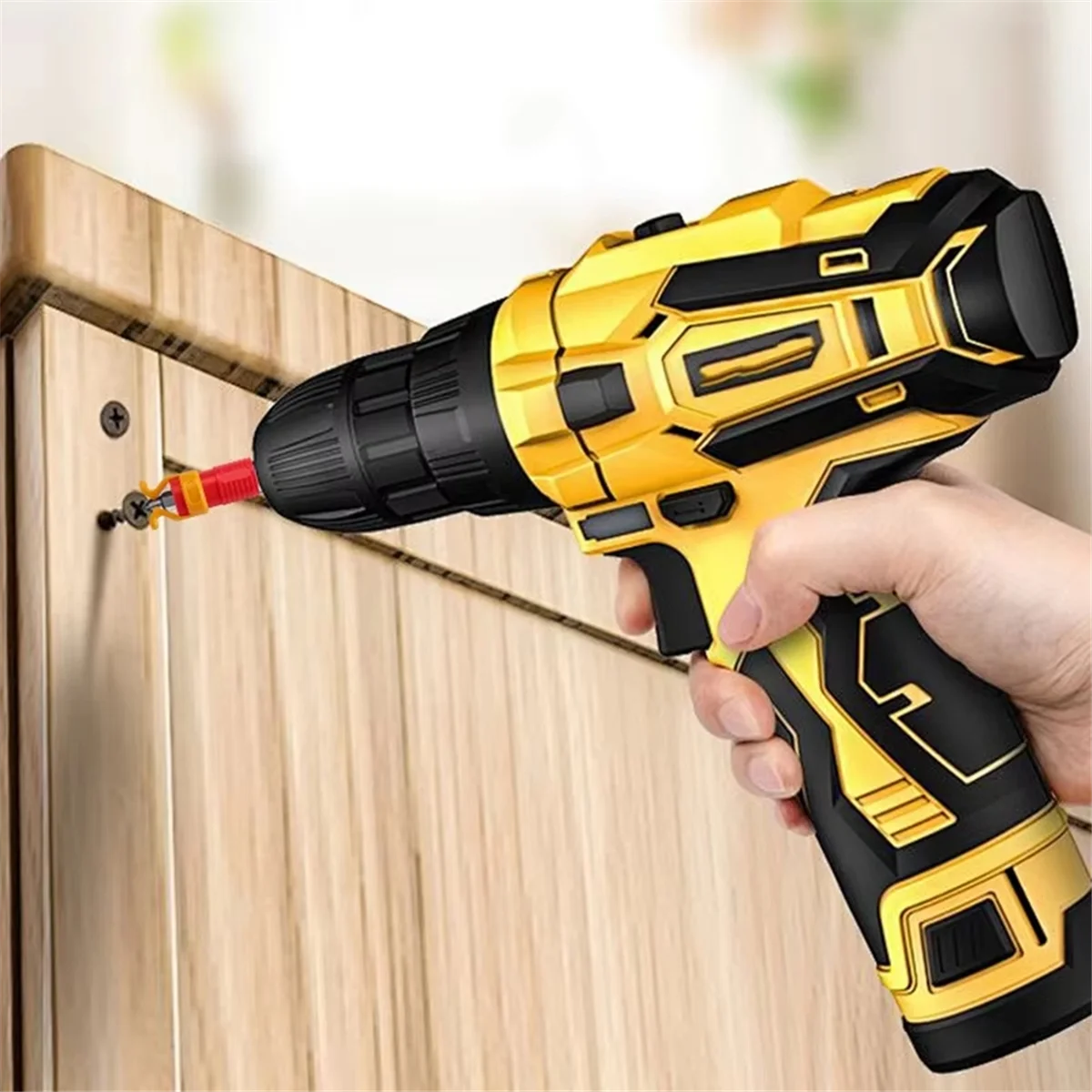 A45I Screw Holder Clamper Screw Fixer Holder Screws Retainers Fixer Fixture Fixed Sleeve Screwdriver Woodworking Drill Tools