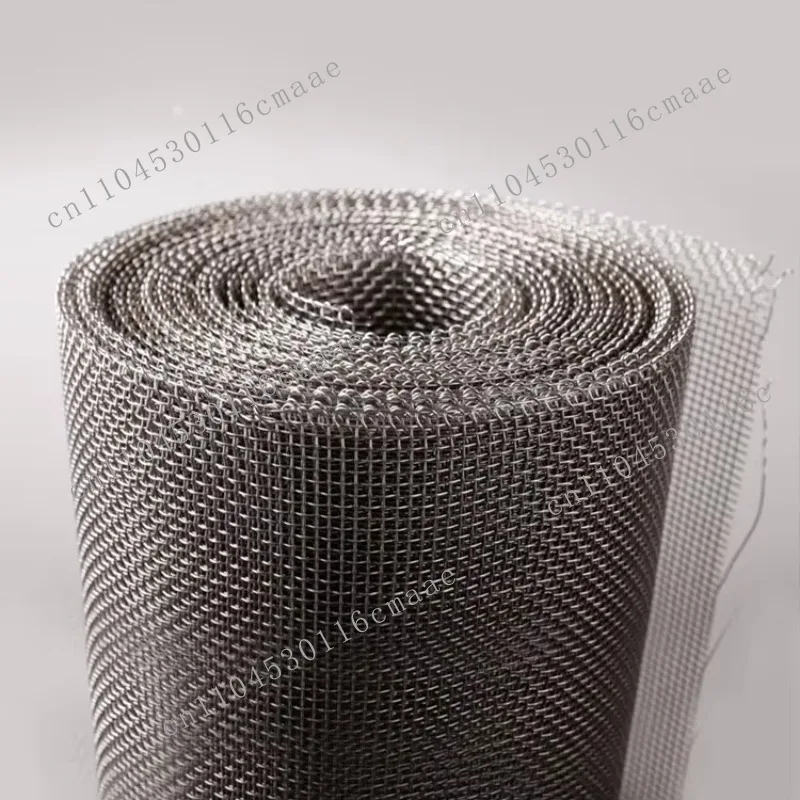 High Quality 80 100 200 Mesh Count 201 304/304L/316/316L Plain Weave Stainless Steel Woven Wire Mesh