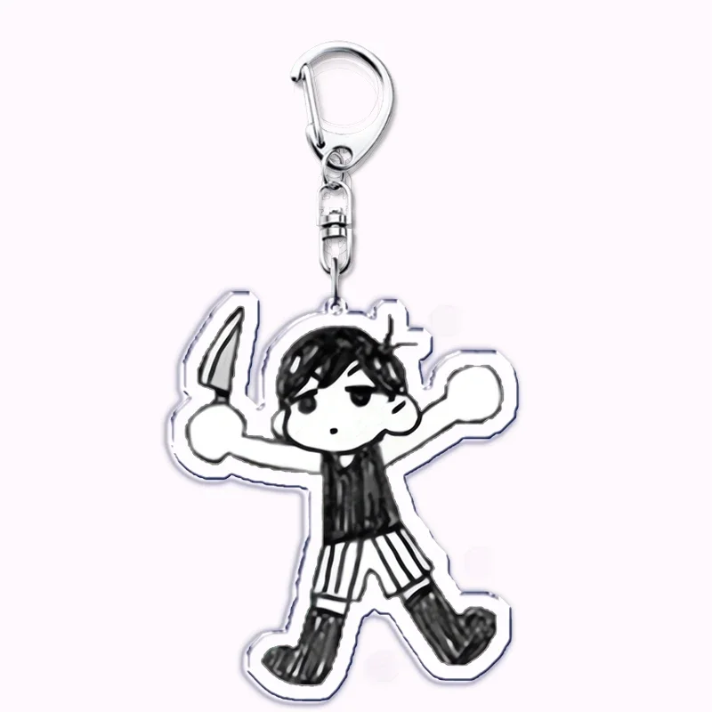 Popular New Game Omori Key Chain Key Ring Keychain for Accessories Bag Sunny Pendant Keyring Chains Keychains Jewelry Fans Gifts