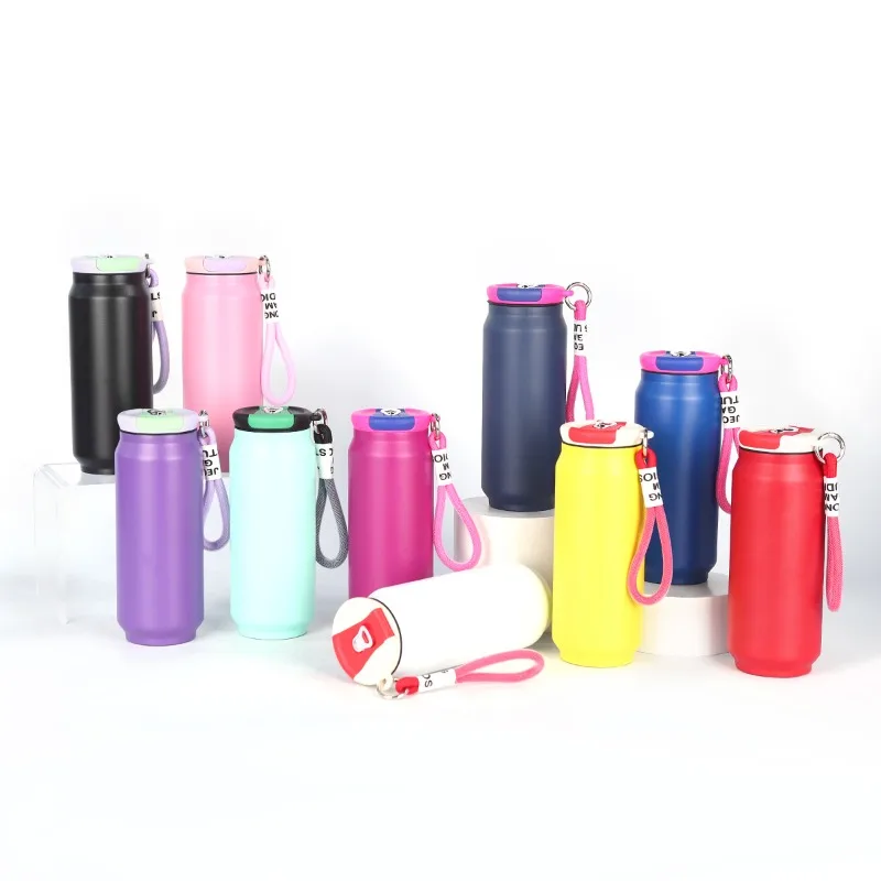 

Steel Vacuum Cola Can Coffee Cup 500ml Double Wall Ice Cooler Home Coffee Vacuum Flask Can