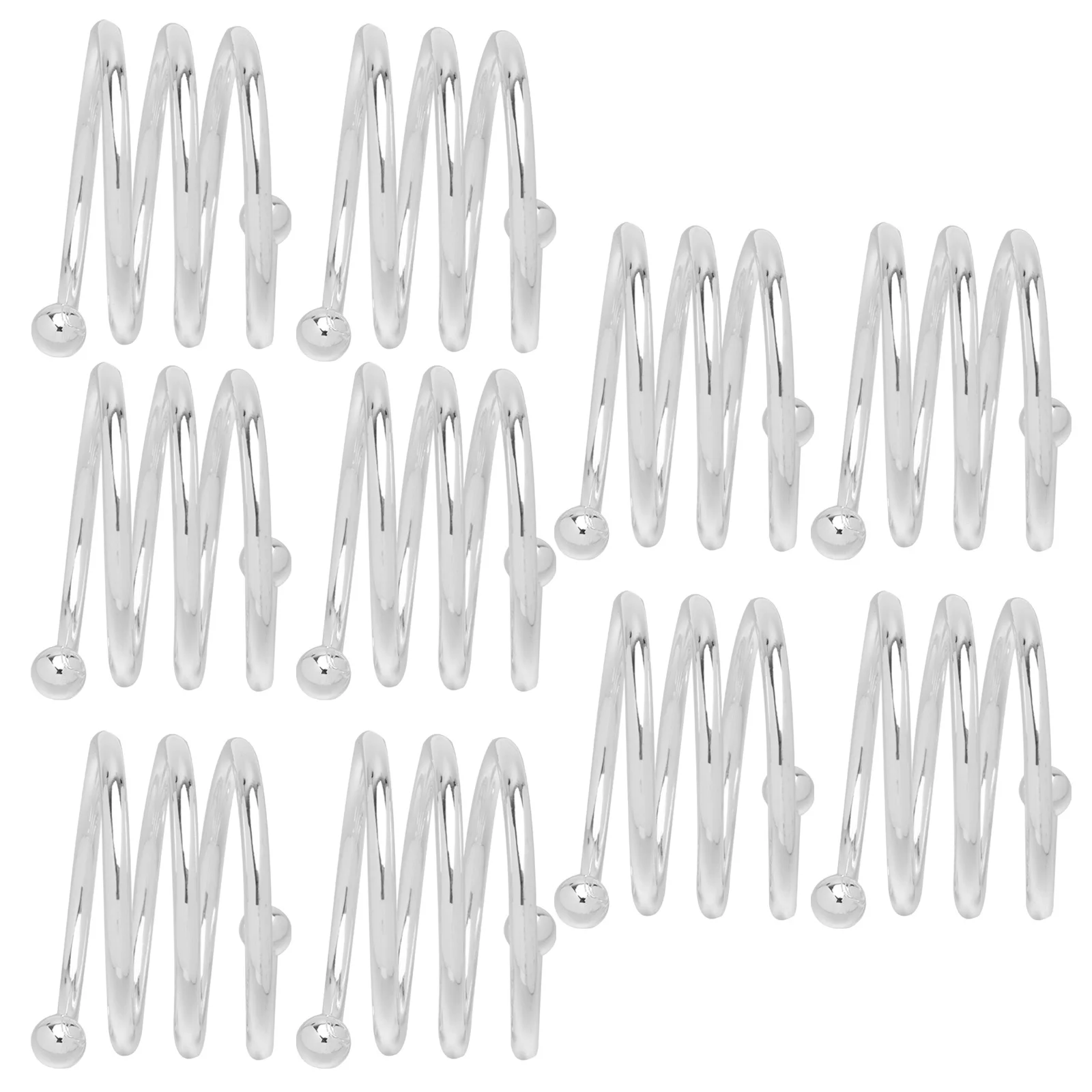 

10pcs Silver Metal Rings 4X4X4.5Cm Wedding Party Dinner Table Decoration Serviette Holder Napkin Buckle Dinner Napkin Rings