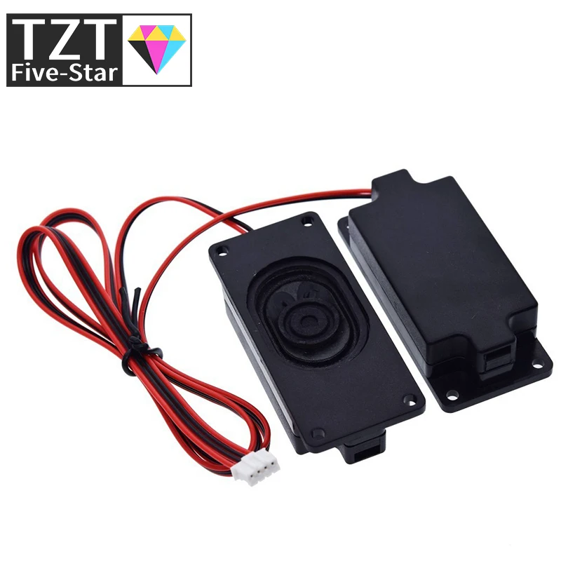 TZT 1pair Audio Portable Speakers 3070 4Ohm / 8Ohm 3W Computer Speaker Advertising LCD TV Speakers Loudspeaker Rectangle Speaker