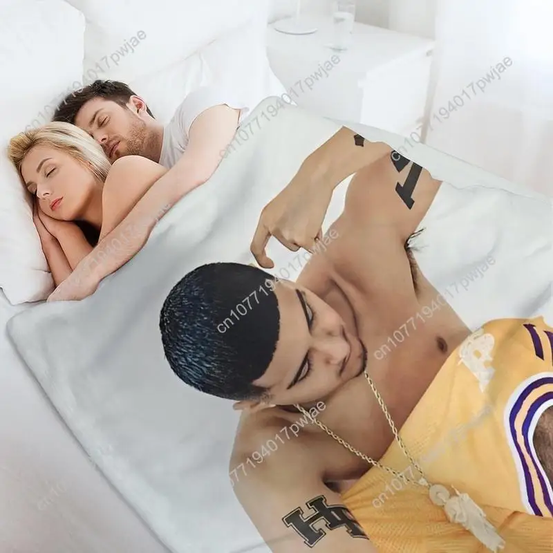 MoneySign من جلد الغزال الملصقات بطانية الصوف بطانية كل موسم استخدام مريحة أفخم خفيفة الوزن الفانيلا رمي البطانيات المخصصة