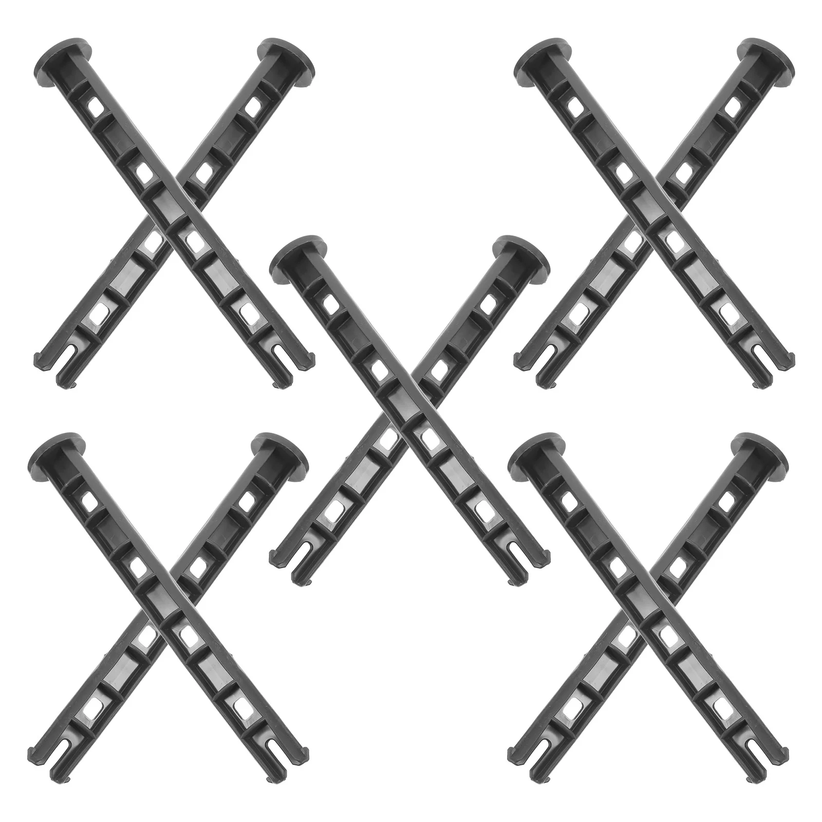 10 Pcs Trash Can Accessories Bin Lid Parts Outdoor Wheeled Latch Pins Wheelie Hinge Lock Garbage Clip Hinges