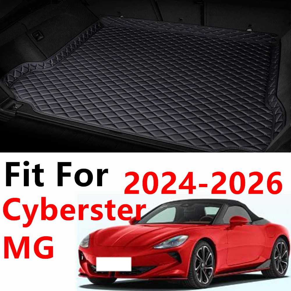 Maßgeschneiderte XPE-Kofferraummatte mit hoher Seitenwand für MG Cyberster 2026 2025 2024 – Schutzabdeckung für den hinteren Laderaum, Kofferraumwanne, Gepäckunterlage