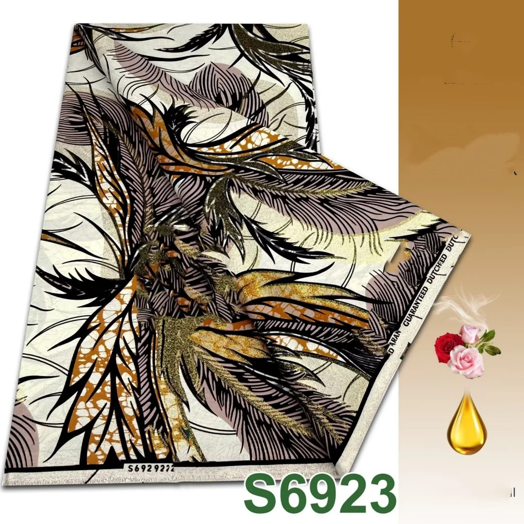 2026 New Style Nigeria Golden- Wax Print Fabric - High Quality African Wax Print Fabric for Patchwork, Clothing & DIY