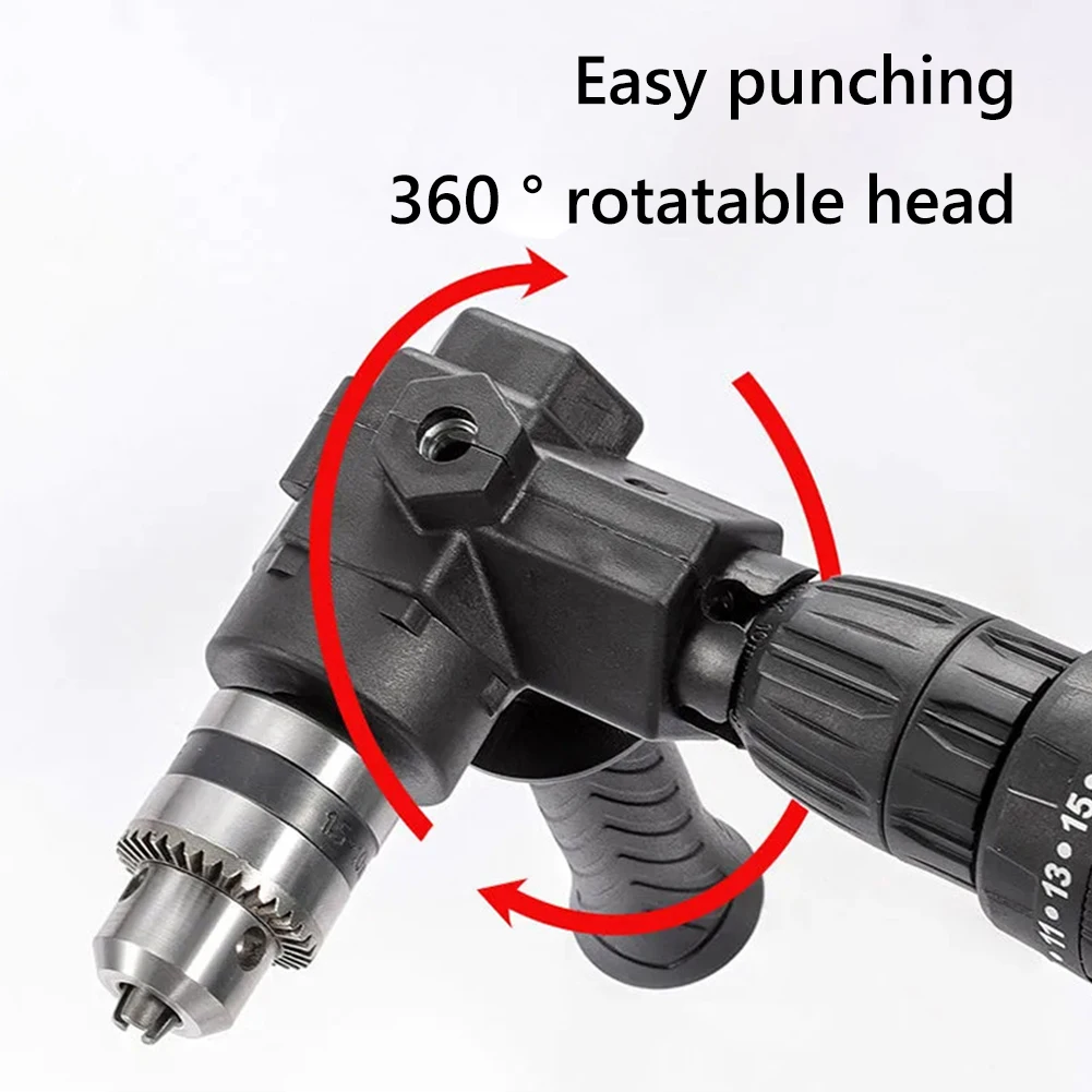 

90 Degree Corner Device Drill Bend Extending Chuck Electric Drill Corner Cordless for Attachments Metal Power Tool Accessories