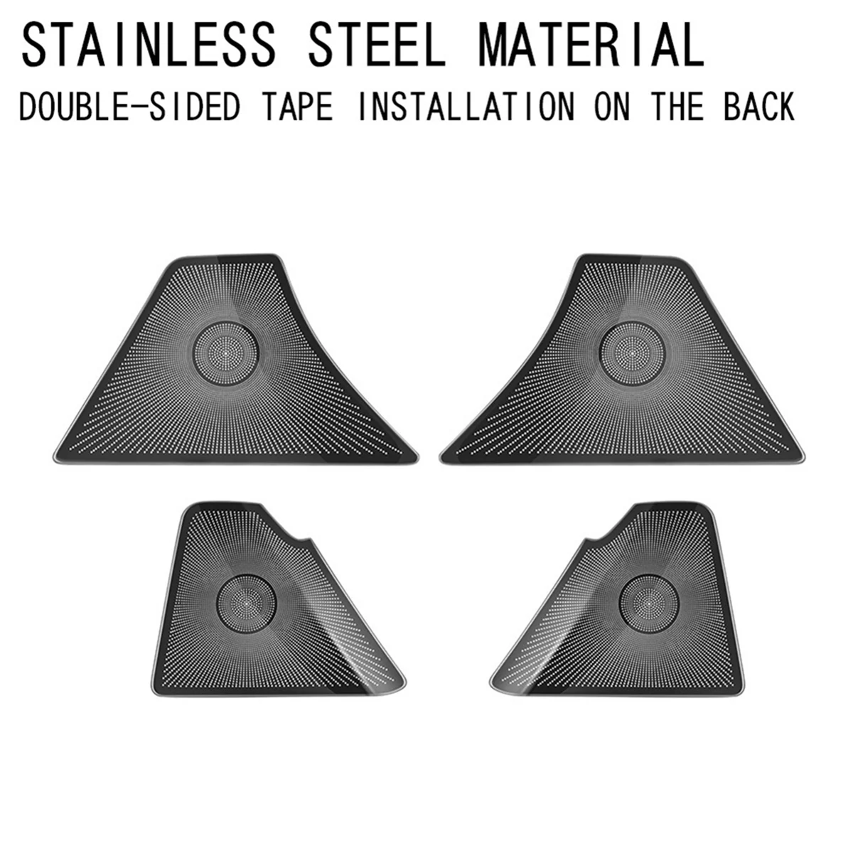 

Car Door Horn Covers Stainless Steel Door Horn Frame Interior Accessories for Mazda CX-60 2022 2023 RHD Black