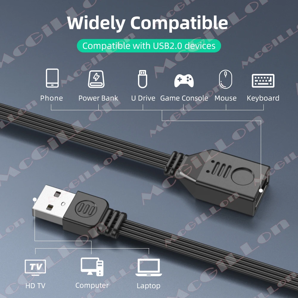 Super Flat Flexible USB2.0 Male to Female 90 Angled Extension Adaptor Cable USB A Male to Female OTG Cable For Printer USB Drive