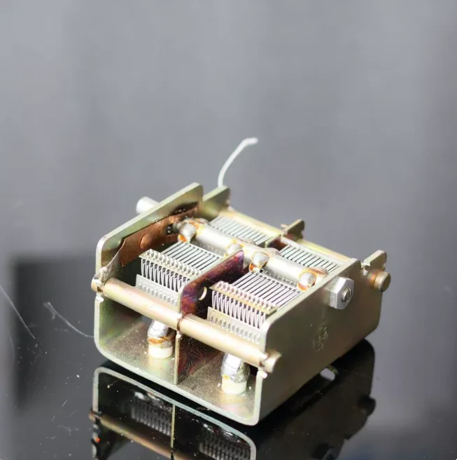 Pulled Dual Variable Capacitor, 2*15pF to 500pF, Circuit Tuning Accessories for Radio & Test Instruments