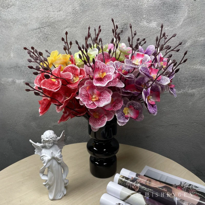 ديكور طاولة المطبخ، باقة واحدة مكونة من 20 زهرة، مما يجعلك تشعر الأشخاص بشكل جيد عند تناول الطعام وإضافة الرومانسية عند تناول الطعام #2