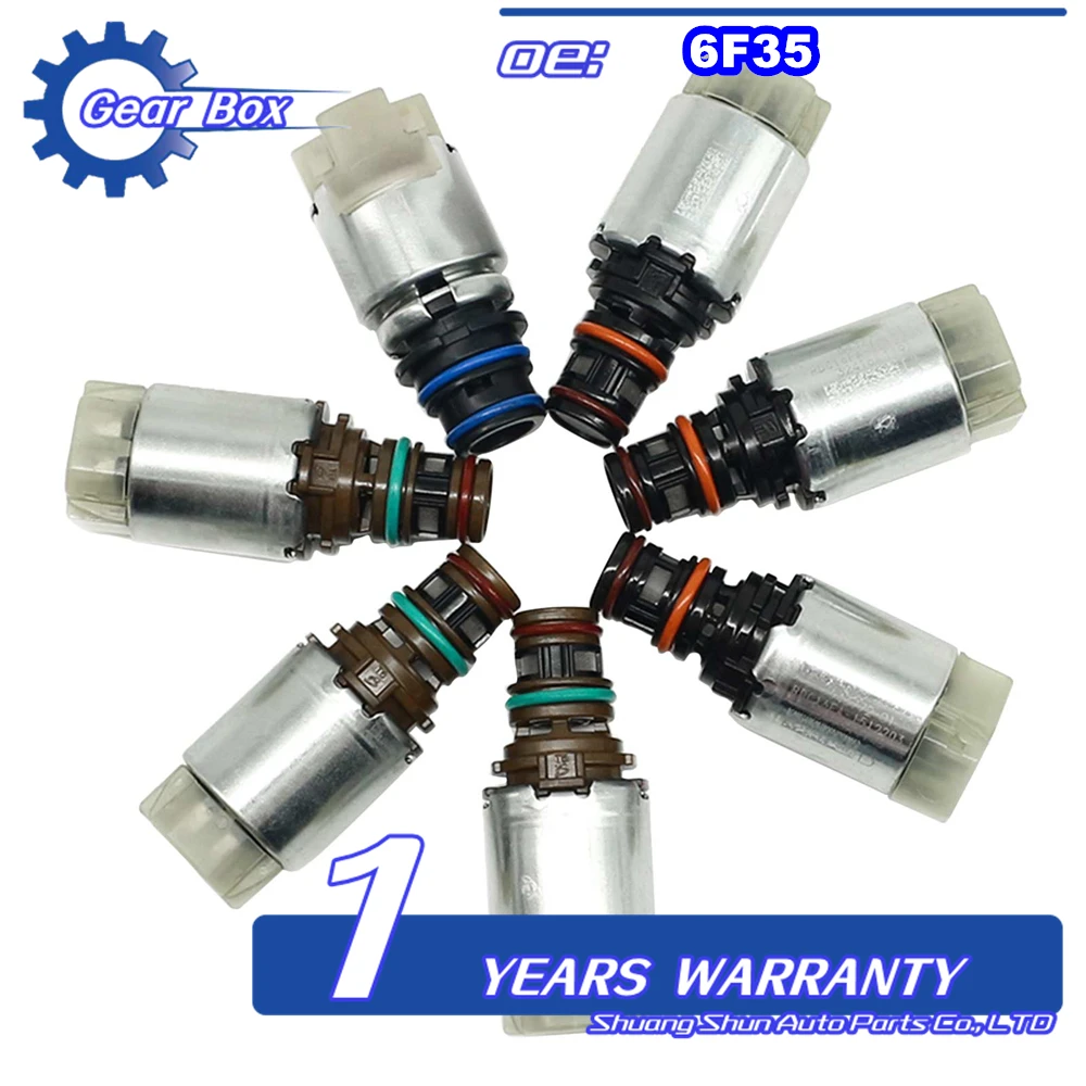 Brand new 6F35 6R80 7 Pcs/Set Transmission Solenoid Kit for Ford Escape Fusion Mazda Tribute Mercury Mariner Milan