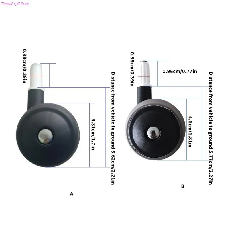 D0JC 4pcs for Baby Walkers 360 Degree Rotation Ensuring Smooth Movement