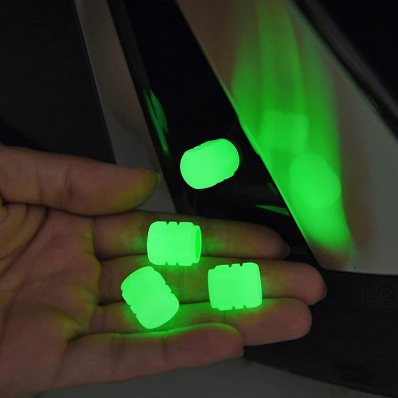 

Universal Luminous Tire Valve Cap Car Wheel Hub Glowing Dust-proof Decorative Tyre Rim Stem Covers Applicable Motorcycle Bike