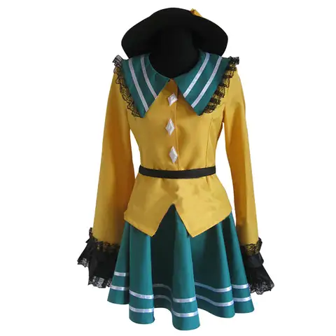Anime TouHou  Cosplay Costumes Subterranean Animism Komeiji Koishi Cosplay Costumes Tops Skirts Hat