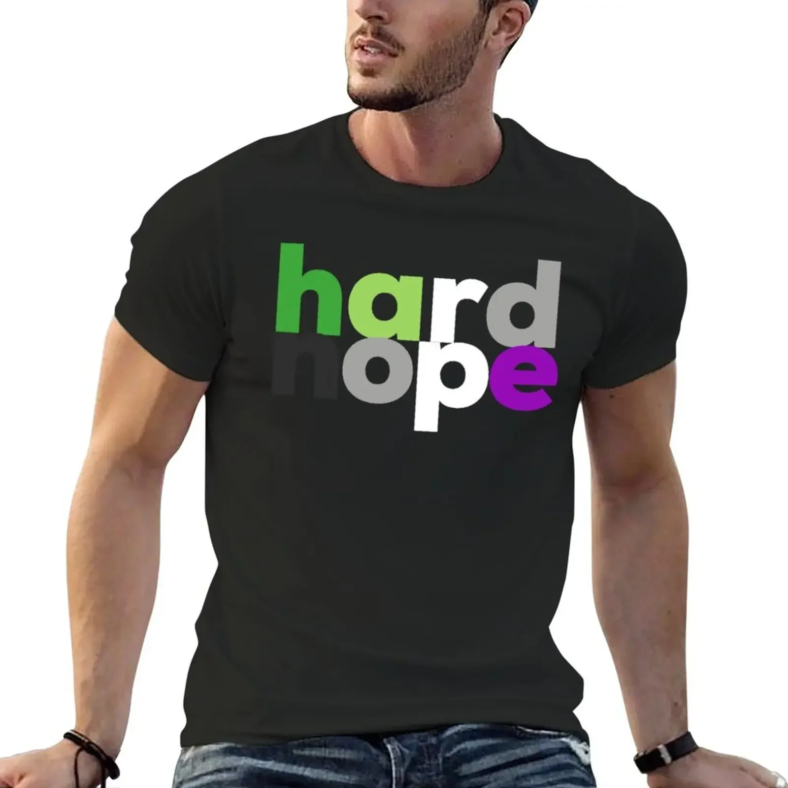 

hard nope. Aroace Pride T-Shirt tees aesthetic clothes summer tops mens designer t shirt