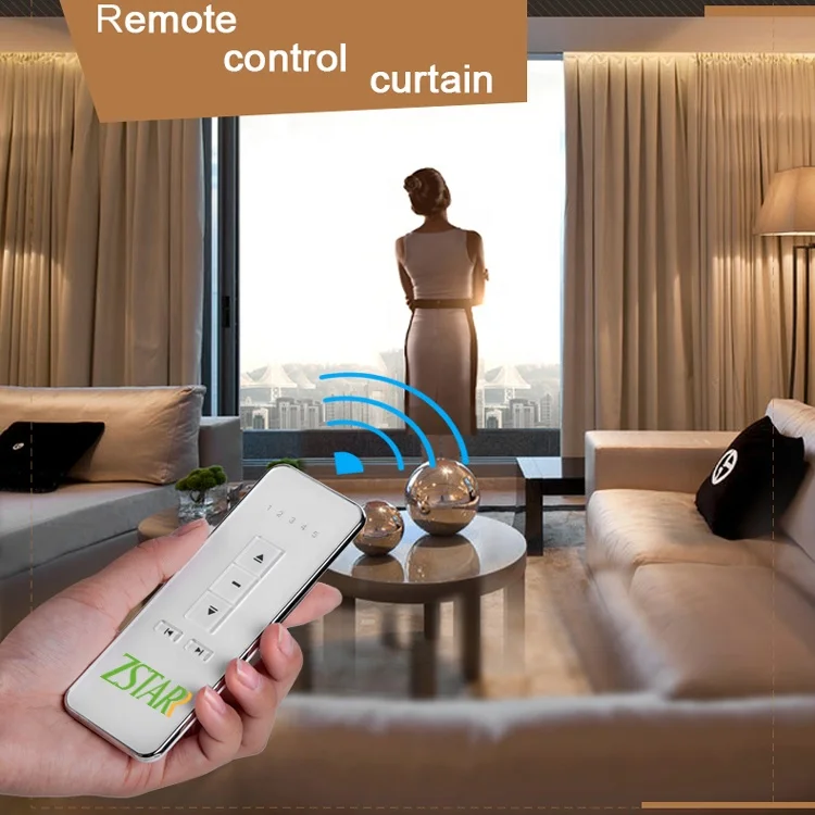 Smart Hotel Home Automatic Curtain System Wifi Electric Curtain Motor and Track