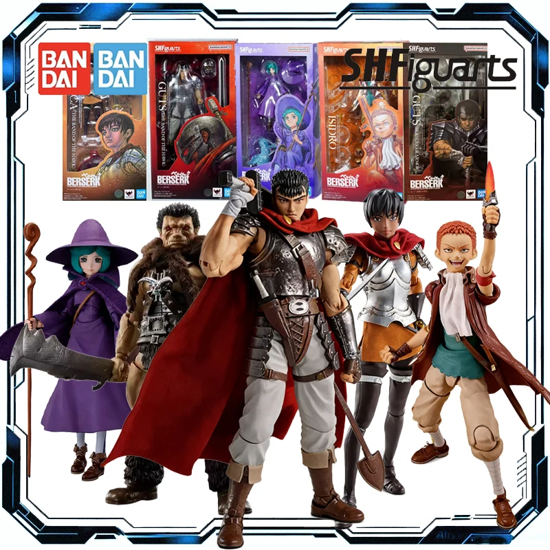 

Bandai Original S.H.Figuarts Berserk: The Golden Age Arc Casca Zodd Schierke Action Figure Toys for Boys Girls Gift Collectible