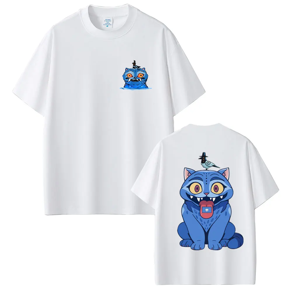 

Movie KPop Demon Hunters Derpy Tiger Graphic T-shirts Men Women Cartoon Oversized T-shirt Men's Casual Cotton Vintage T Shirts