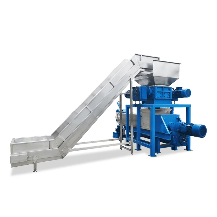 Single Dewatering Screw Press for  Food Waste Pretreatment