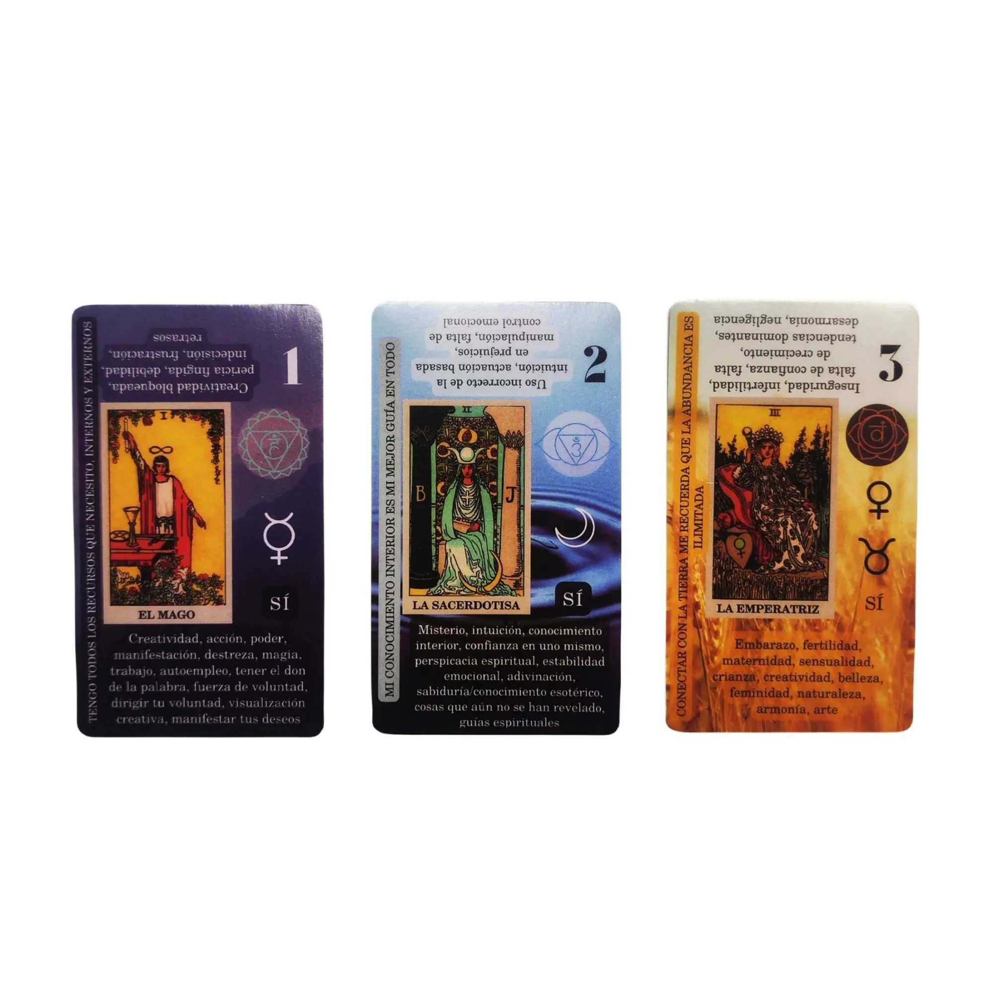 سطح التارو المائل باللغة الإسبانية