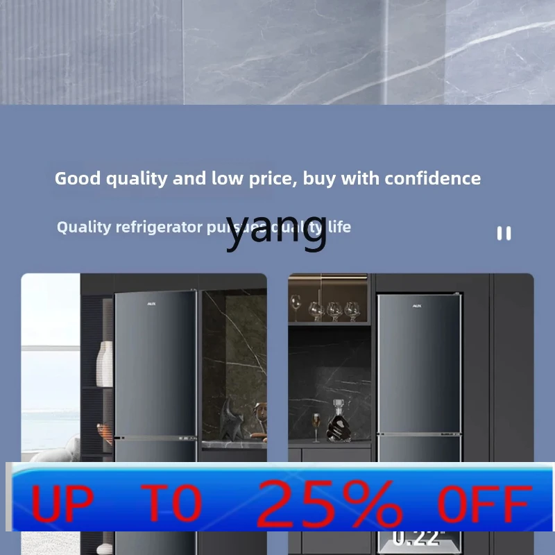 

LMM 128L liter small household double door refrigerator energy-saving refrigeration and freezing