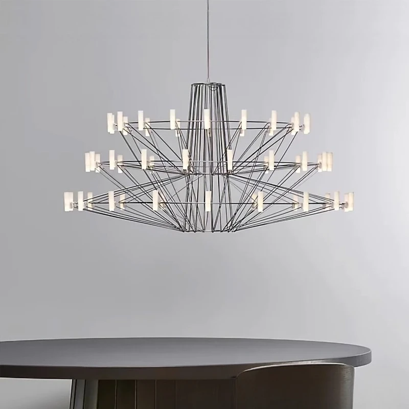 

Dutch designer pagoda chandelier high-end atmospheric living room light creative minimalism