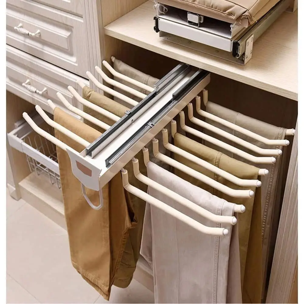 

Pull Out Trousers Ra 22 A Steel Pull Out Pants Ra Pants Hanger Bar Clothes Organizers For Space Saving And Storage Maximum Load