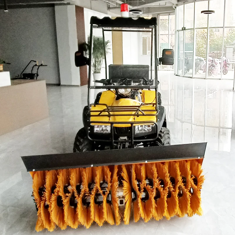 Spazzaneve e spazzatrice multifunzionale per uso agricolo alimentati dal motore con spazzaneve, peso 500 kg, garanzia di 1 anno Shandong