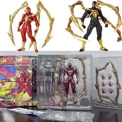 New Amazing Yamaguchi Animation Kaiyodo Iron Spiderman Ation Figure Collection Model Toy Birthday Gift
